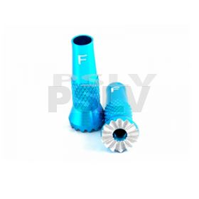 EDN-1166FU-BL  Aluminum Control Stick for FUTABA - BLUE (2pcs)